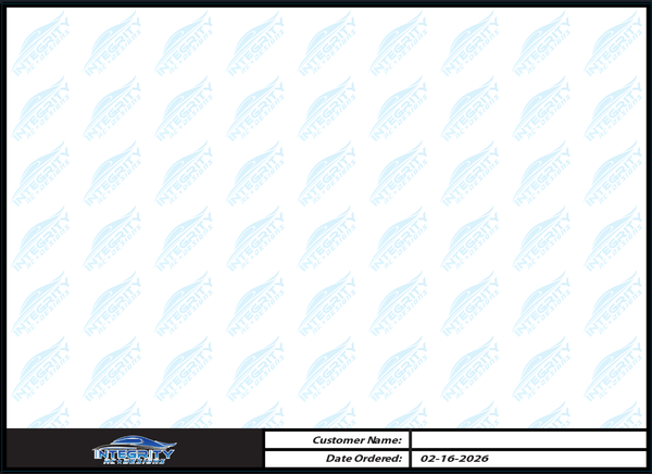 Custom RC Name Sheets - Integrity RC Designs