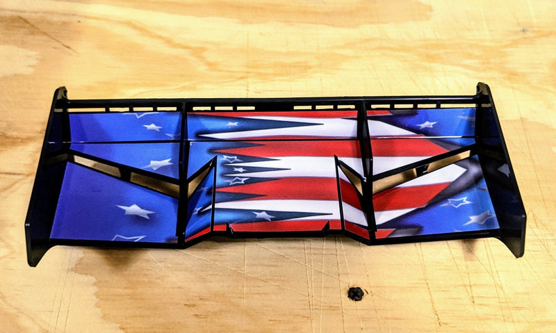 Chrome Metallic Custom Wing Wrap