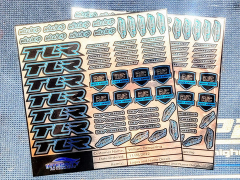 Custom Chrome and Metallic RC Decals - Integrity RC Designs